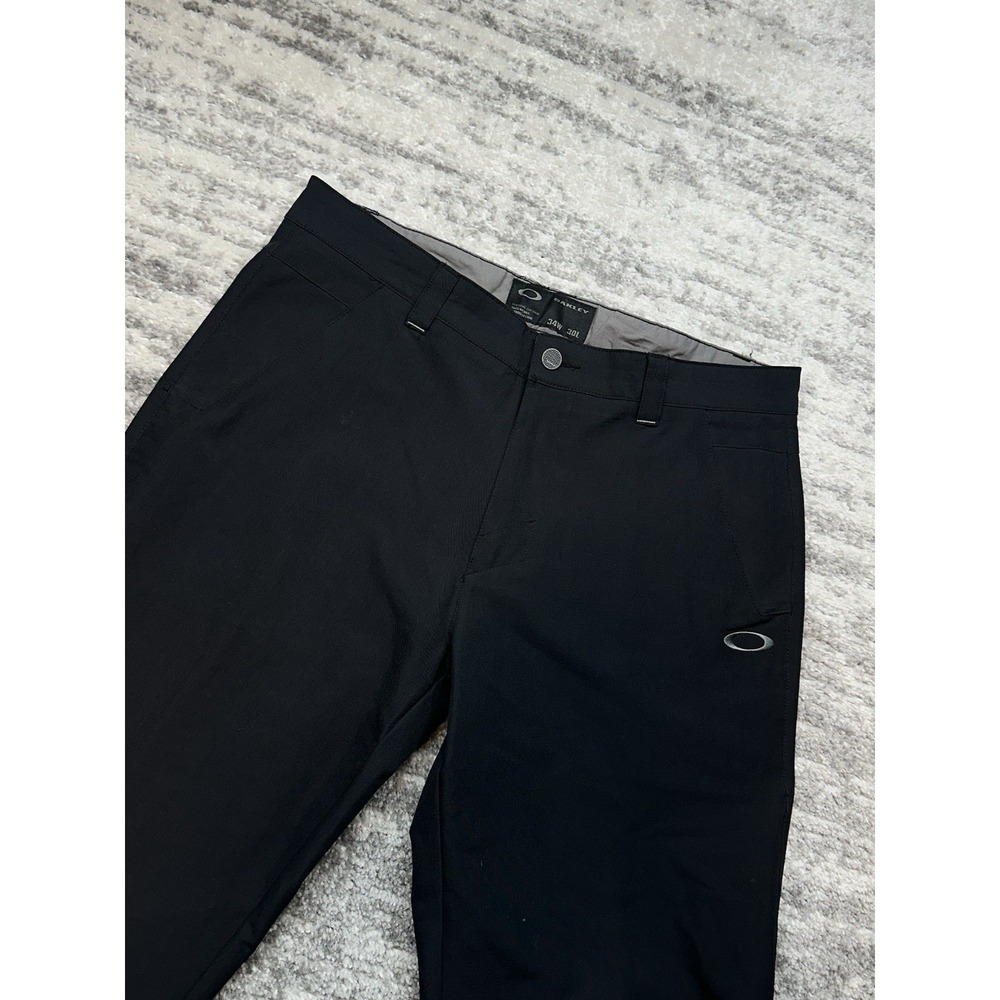 Oakley Pants Mens 34x30 Black 5 Pocket Performance Stretch Chino Golf